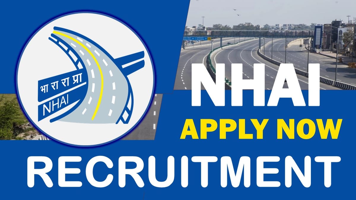 NHAI Recruitment 2023: Notification Out for 60+ Vacancies, Check Posts, Qualification, Salary and Other Vital Details