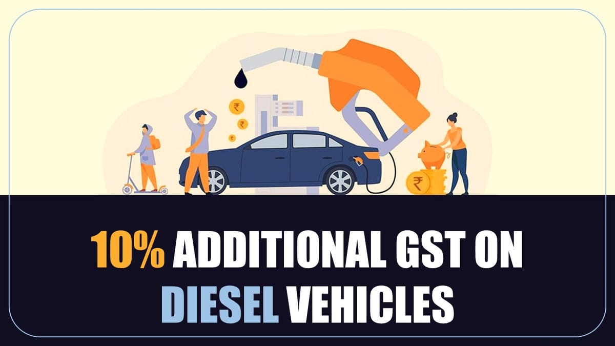 Nitin Gadkari suggests 10% additional GST on Diesel Vehicles