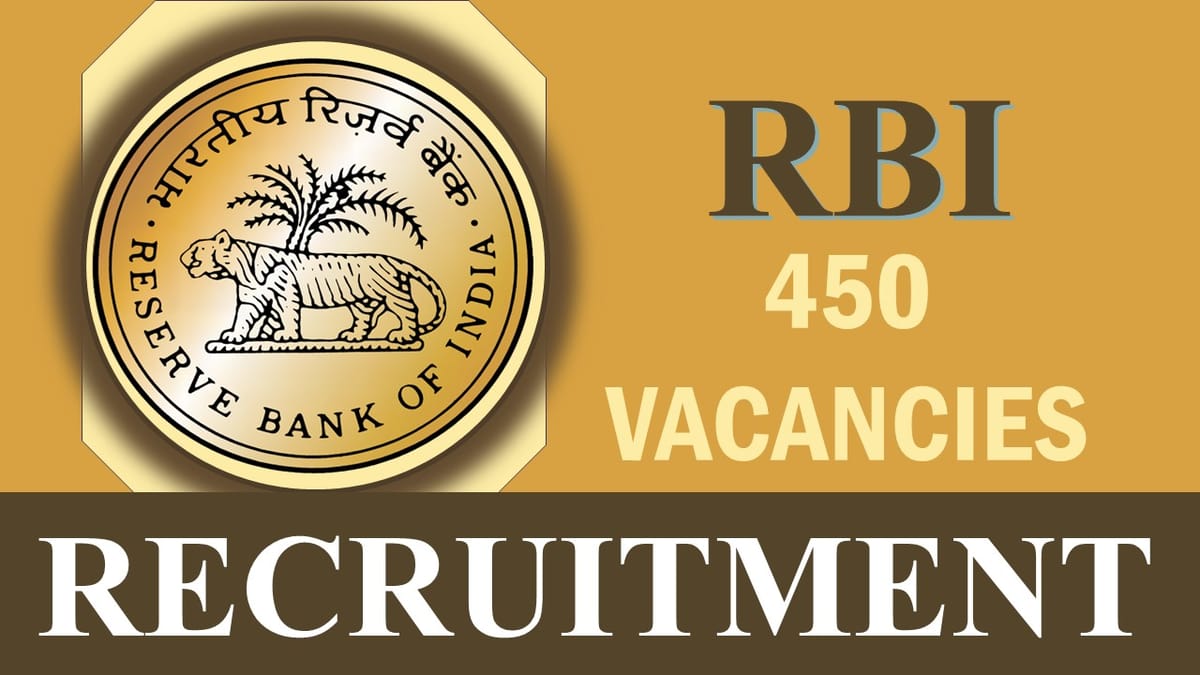 RBI Recruitment 2023: Notification Out for Bumper Vacancies, Check Post, Salary, Age, Qualification and How to Apply