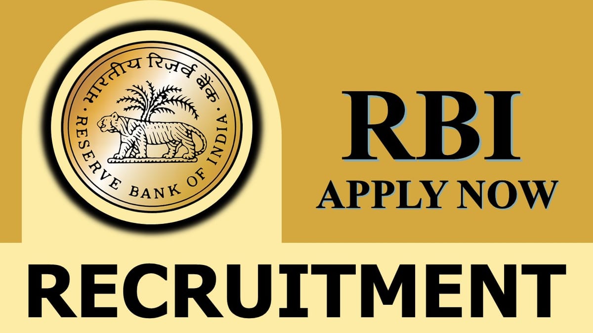 RBI Recruitment 2023: New Notification Out, Check Post, Qualification, Age and Process to Apply