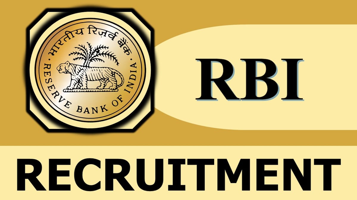 Reserve Bank of India Recruitment 2023: Check Post, Vacancy, Age, Qualification, Salary and Process to Apply