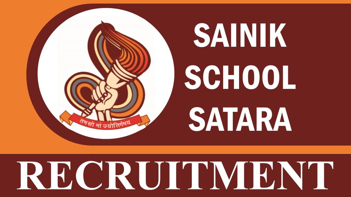 Sainik School Recruitment 2023: Monthly Salary Up to 38000, Check Vacancies, Posts, Age, Qualification and How to Apply