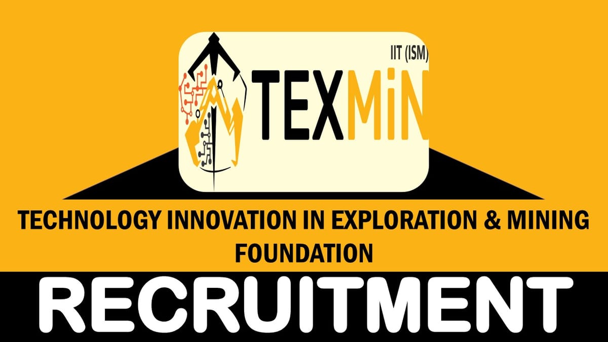TEXMiN Recruitment 2023: Salary up to 31000 per month, Check Post, Age, Qualification and Process to Apply
