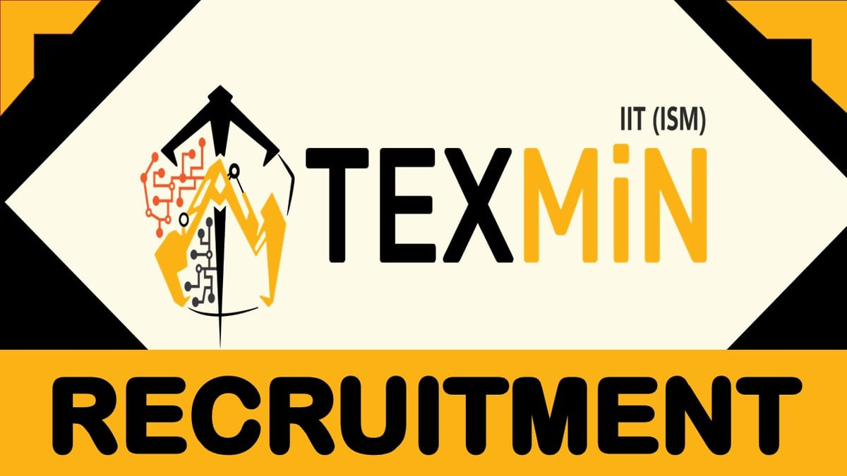 Texmin Recruitment 2023: Monthly Pay Up to 31000, Check Post, Age, Qualification and Process to Apply