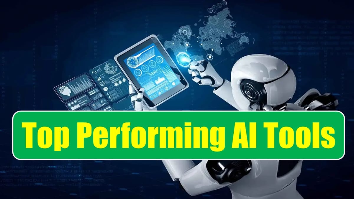 Top Performing AI Tools to Save Your Effort: Check these AI Tools that will solve all your Daily Problems