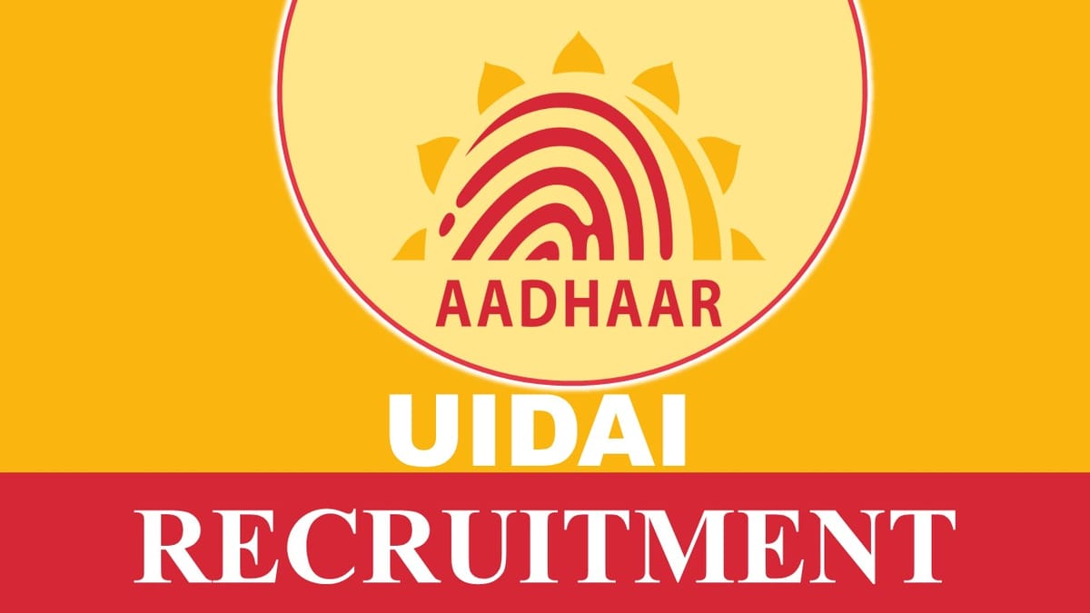 UIDAI Recruitment 2023 Notification Released: Check Post, Eligibility, Pay Scale and Other Important Details