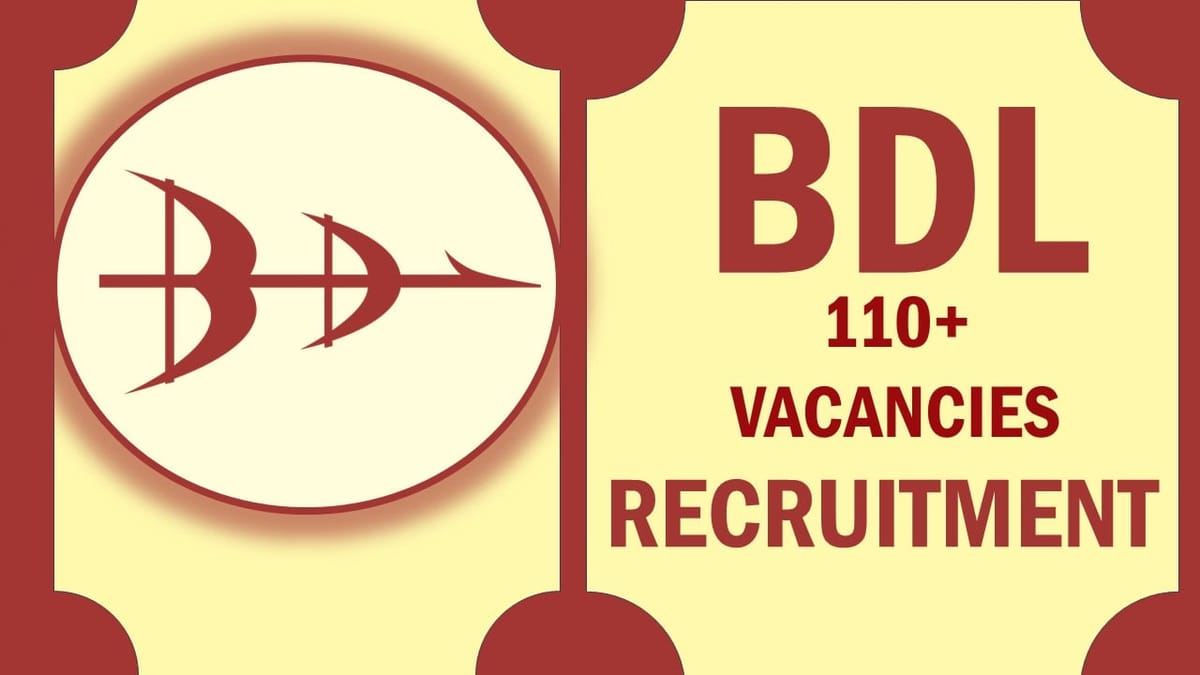 BDL Recruitment 2023: Notification Out for Apprenticeship, Check Vacancies, Qualification and Other Vital Details