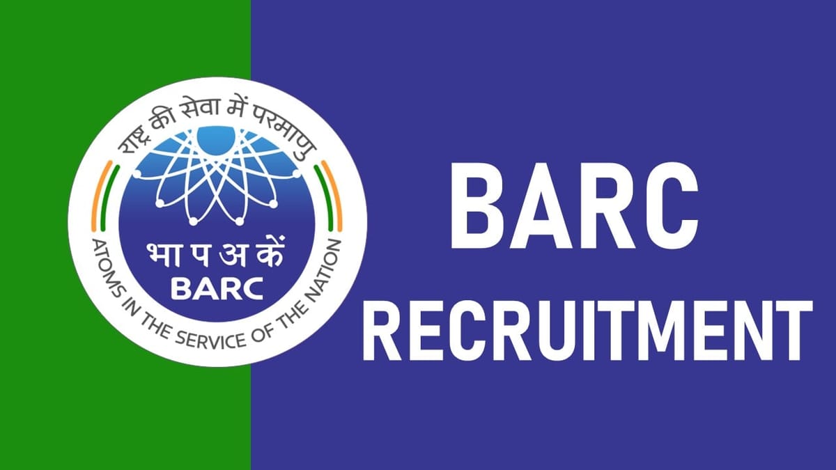 BARC Recruitment 2023: Check Course, Qualification, Salary and How to Apply