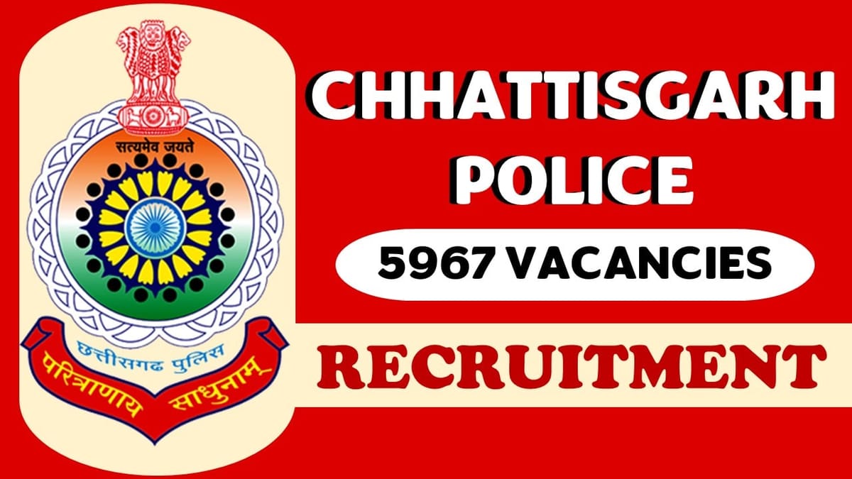 Chhattisgarh Police Constable Recruitment 2023: Notification Out for Mega Police Constable Vacancies, Check Salary, Qualification and Other Imp Details