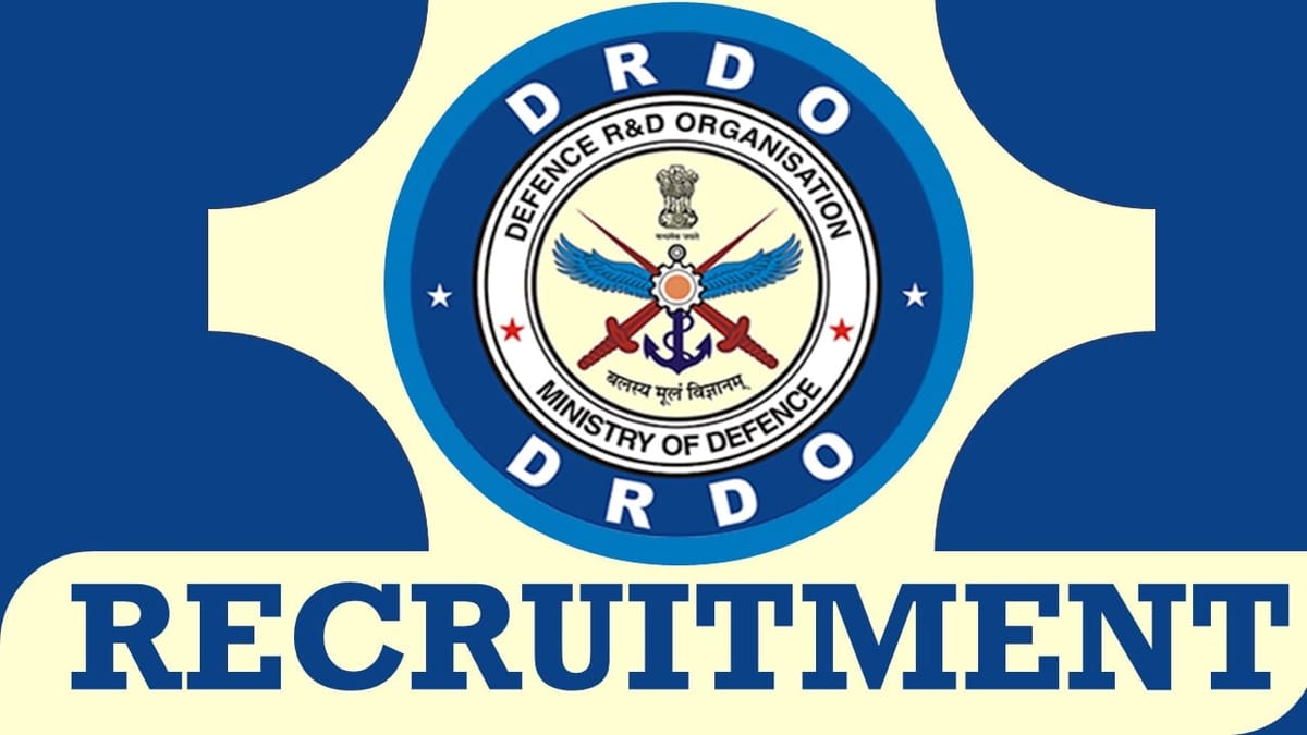 DRDO Recruitment 2023: Monthly Salary Up to 37000, Check Vacancies, Post, Age, Qualification and Other Vital Details