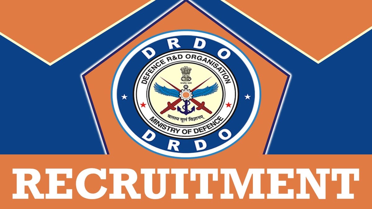 DRDO Recruitment 2023: Salary Up to 37000 Per Month, Check Post, Qualification and Other Vital Details