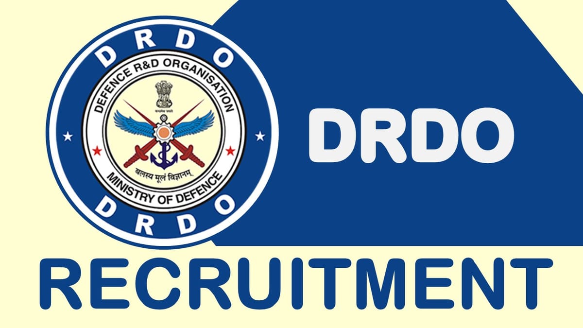 DRDO Recruitment 2023: Monthly Salary Up to 78800, Check Vacancies, Posts, Age, Qualification and Other Vital Details