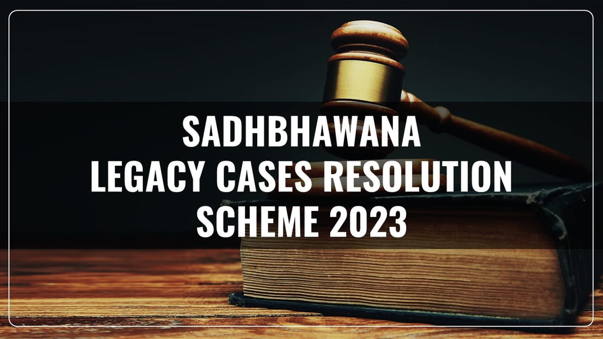 Govt. of Himachal Pradesh notifies Sadhbhawana Legacy Cases Resolution Scheme 2023