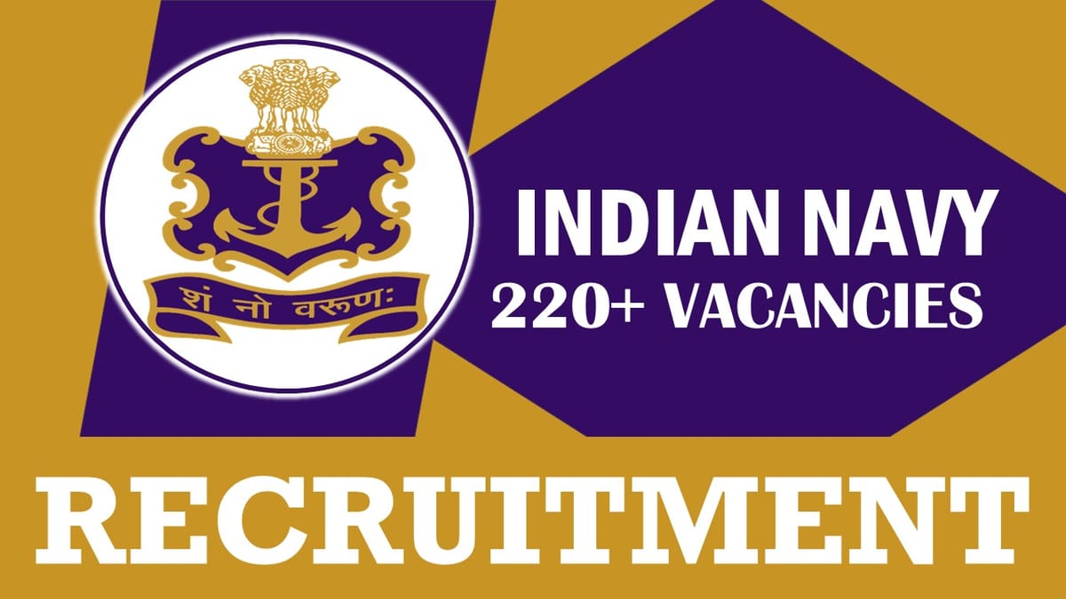 Indian Navy Recruitment 2023: Notification Out for Bumper Recruitment, Check Qualification, Posts, Salary and Process to Apply
