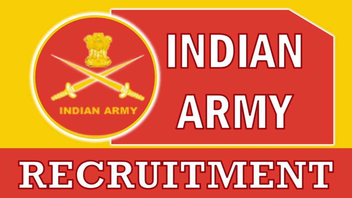 Indian Army Recruitment 2023: New Notification Out, Check Post, Qualification, Salary and How to Apply