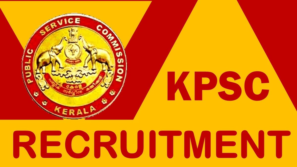 KPSC Recruitment 2023: Check Post, Qualification, Salary and Applying Procedure