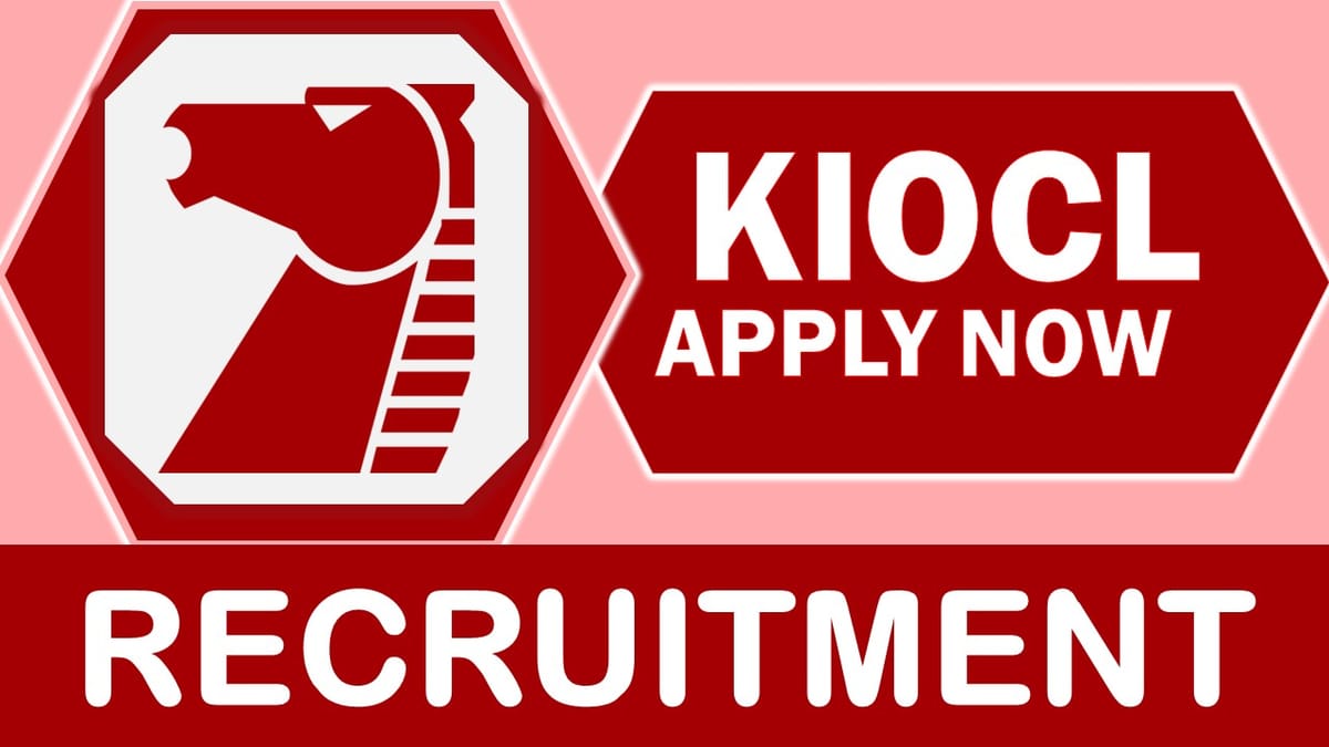 KIOCL Recruitment 2023: New Notification Out, Check Posts, Qualifications, Age, Selection Procedure and Process to Apply