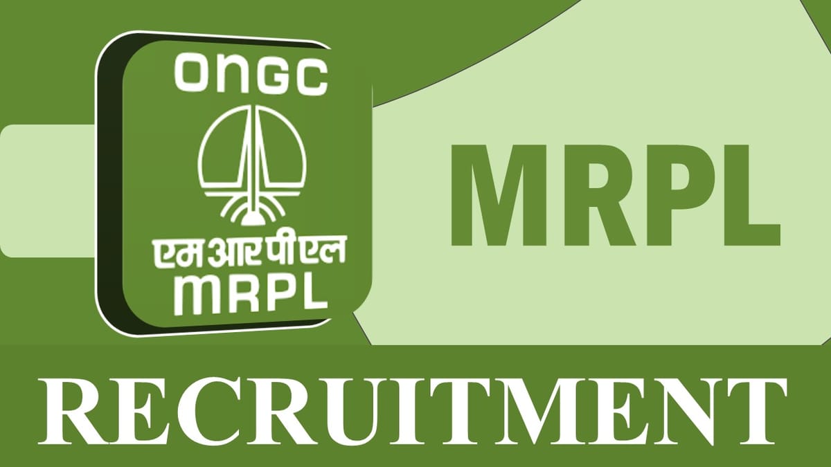 MRPL Recruitment 2023: Monthly Salary Upto 280000, Check Post, Qualification, Selection Process and Other Information