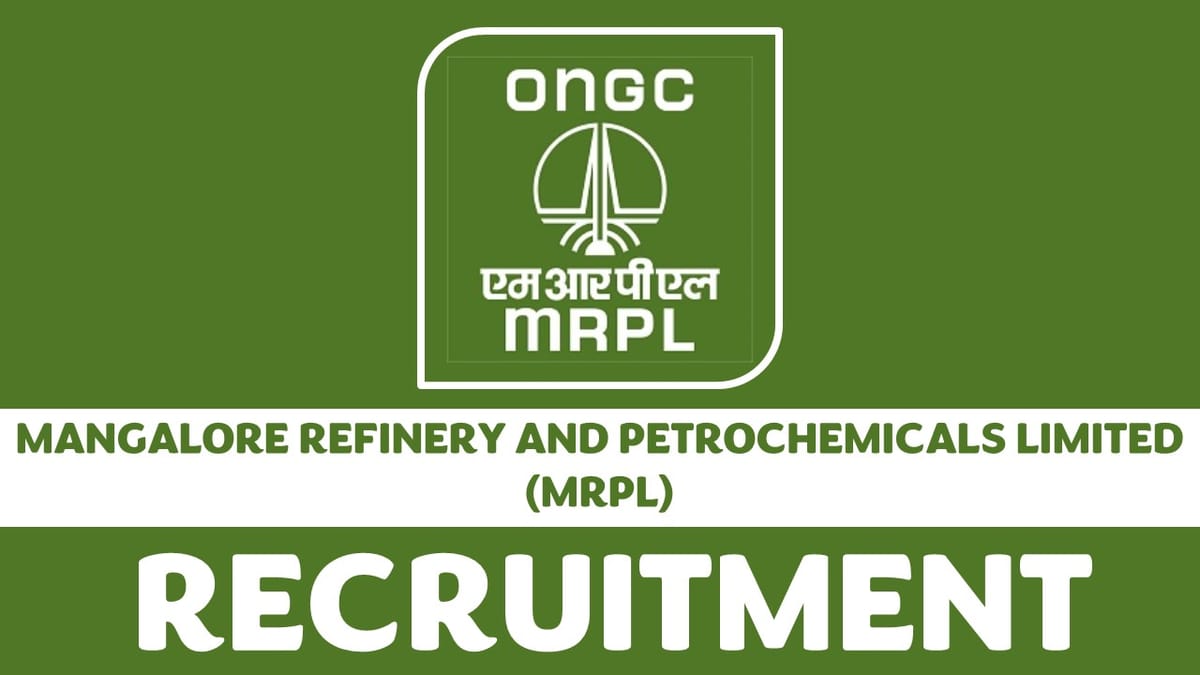 MRPL Recruitment 2023: Monthly Salary Up to 280000, Check Post, Vacancy,  Age, Qualification and Process to Apply