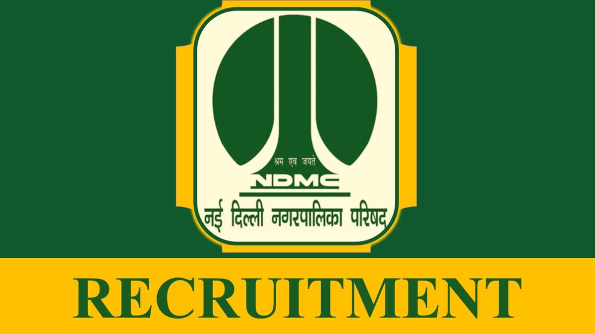 NDMC Recruitment 2023: Check Post, Vacancy, Qualification, Salary, Age and How to Apply