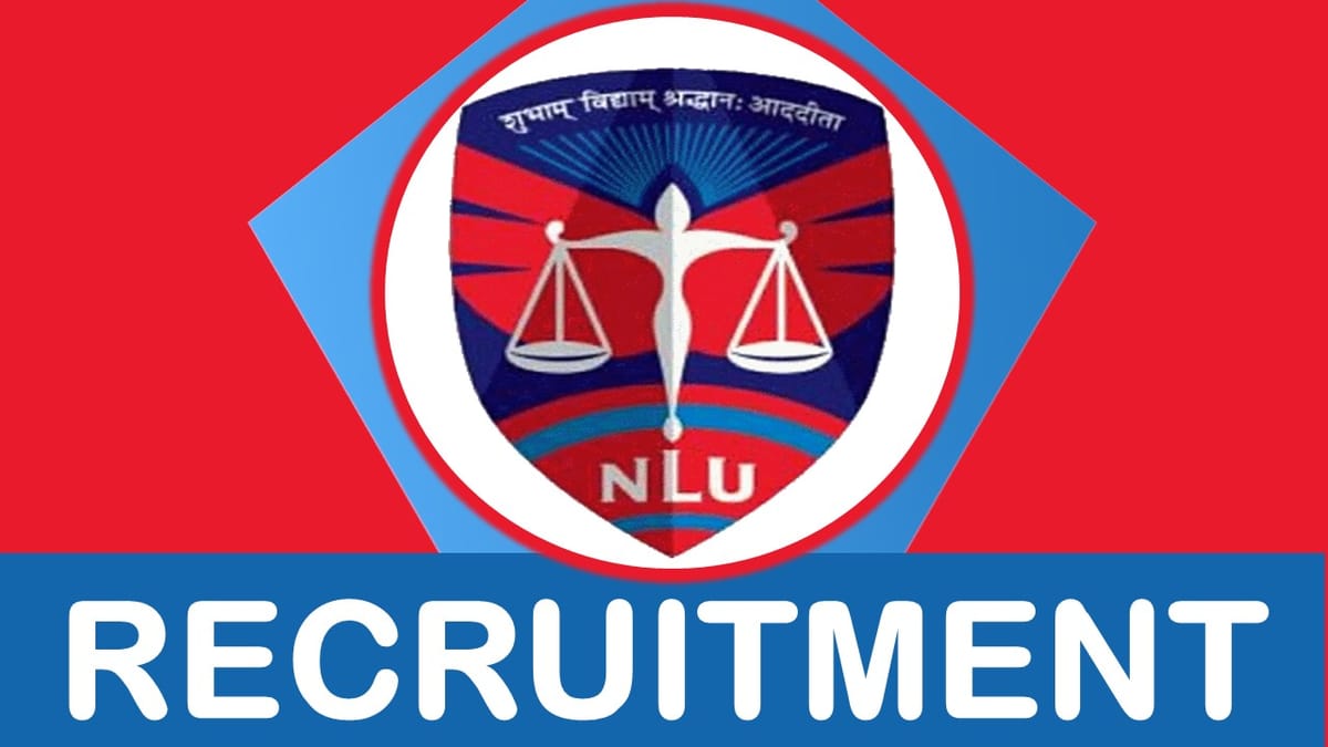 NLU Nagpur Recruitment 2023: Monthly Salary Up to 216600, Check Posts, Vacancies, Age, Qualification and Process to Apply