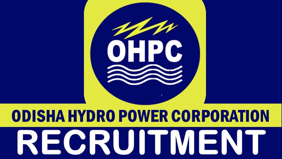 OHPC Recruitment 2023: Monthly Salary Upto 105000, Check Post, Age, Qualification and How to Apply