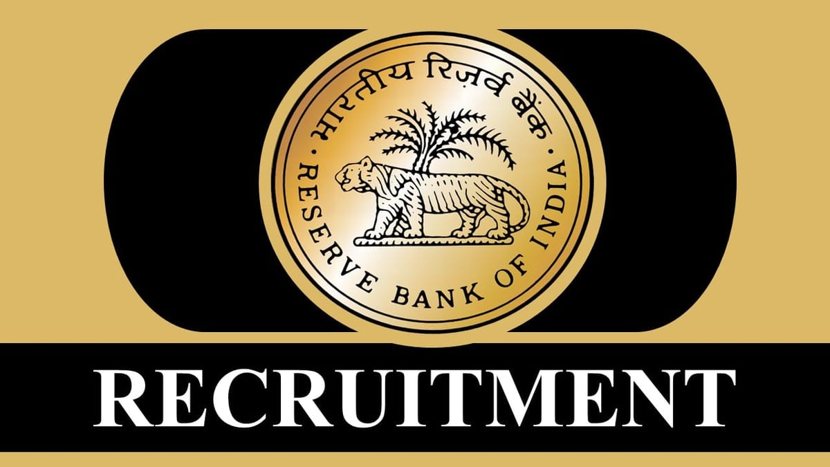 RBI Recruitment 2023: New Opportunity Out, Check Post, Vacancy, Age, Qualification, Salary and Application Procedure