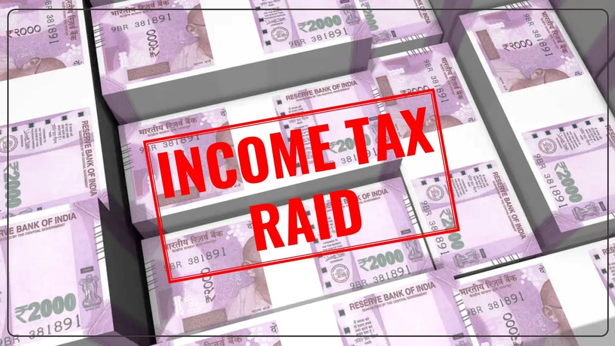Income Tax Raid: Rs. 54 Crore handed over to IT; only Rs.1.7 Crore unaccounted