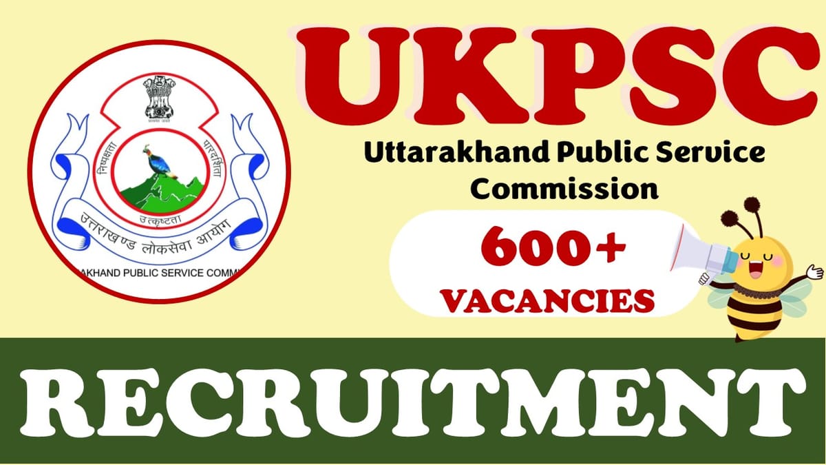 UKPSC Group C Recruitment 2023: New Opportunity Out for 600+ Vacancies, Check Posts, Age, Qualification and Other Important Details