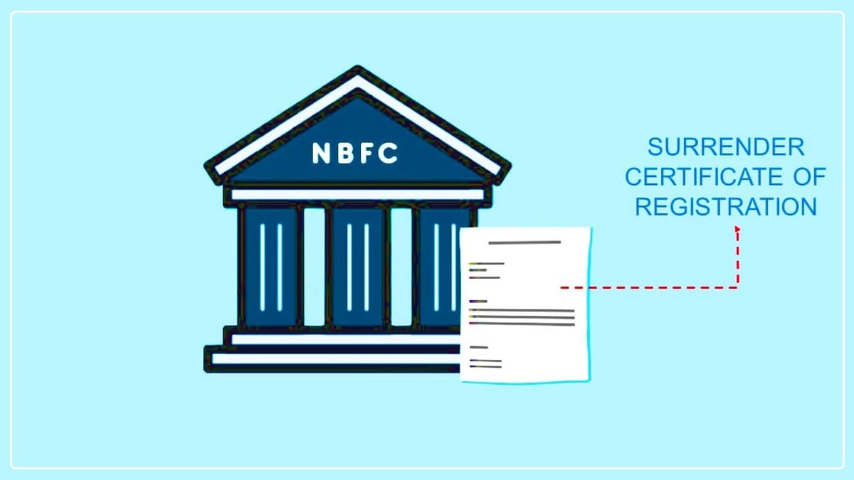 4 NBFCs and 2 HFCs surrender their Certificate of Registration to RBI