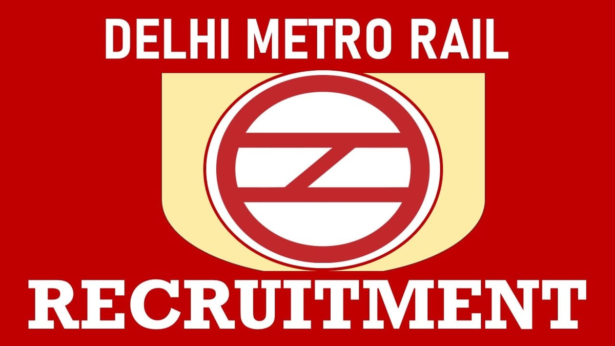 DMRC Delhi Metro Recruitment 2023 for post of General Manager Electrical 1