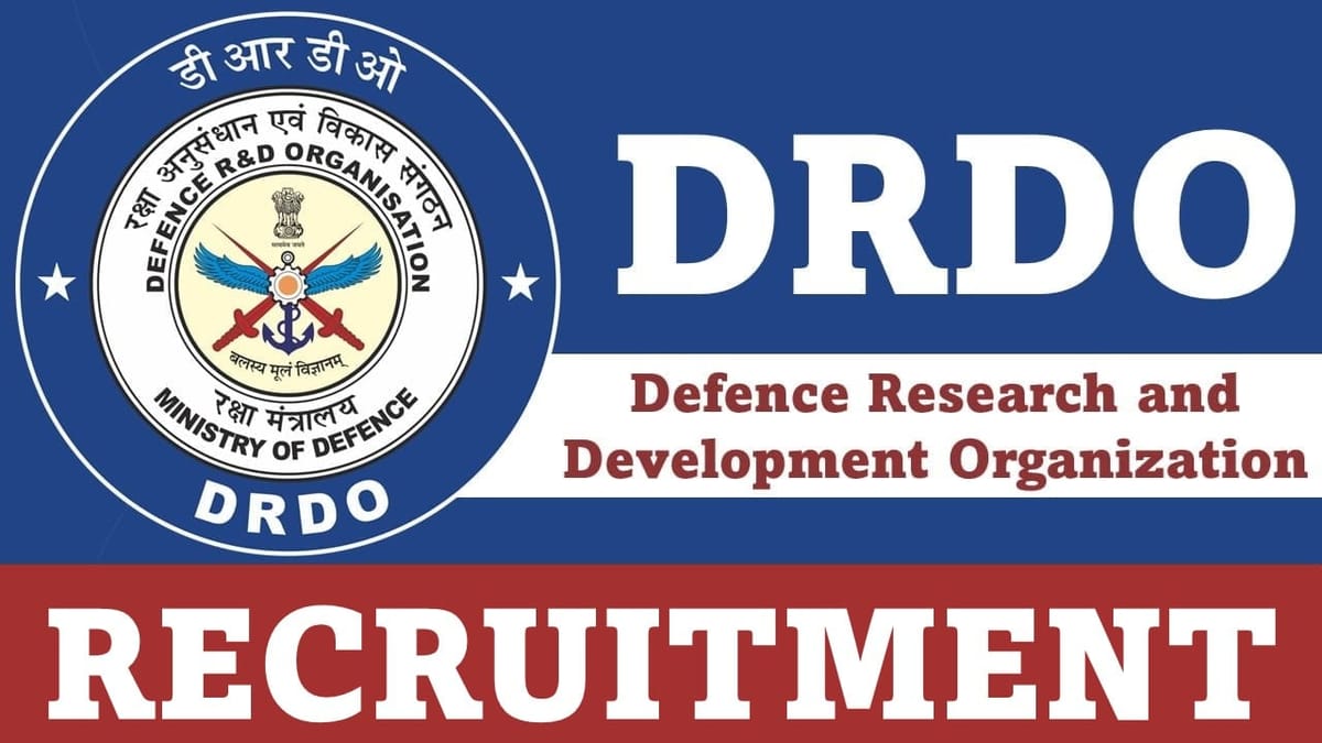 DRDO Recruitment 2023: New Opportunity Out, Check Post, Qualification and Other Vital Details