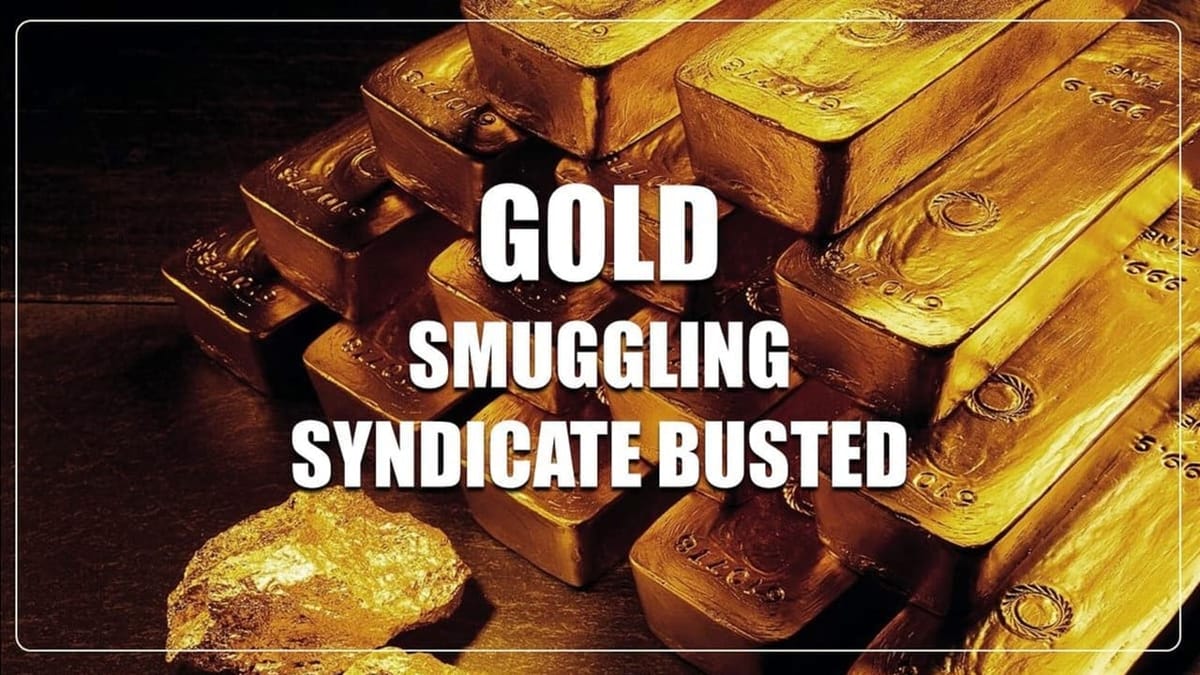 DRI busts Gold Smuggling Syndicate in a Multi Locational Operation