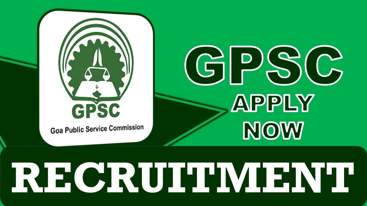 GPSC Recruitment 2023: Check Posts, Qualification, Age, Vacancies and How to Apply