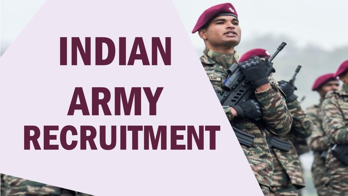 Indian Army Recruitment 2023: Check Posts, Qualifications, Age, Salary, Selection Procedure and Process To Apply