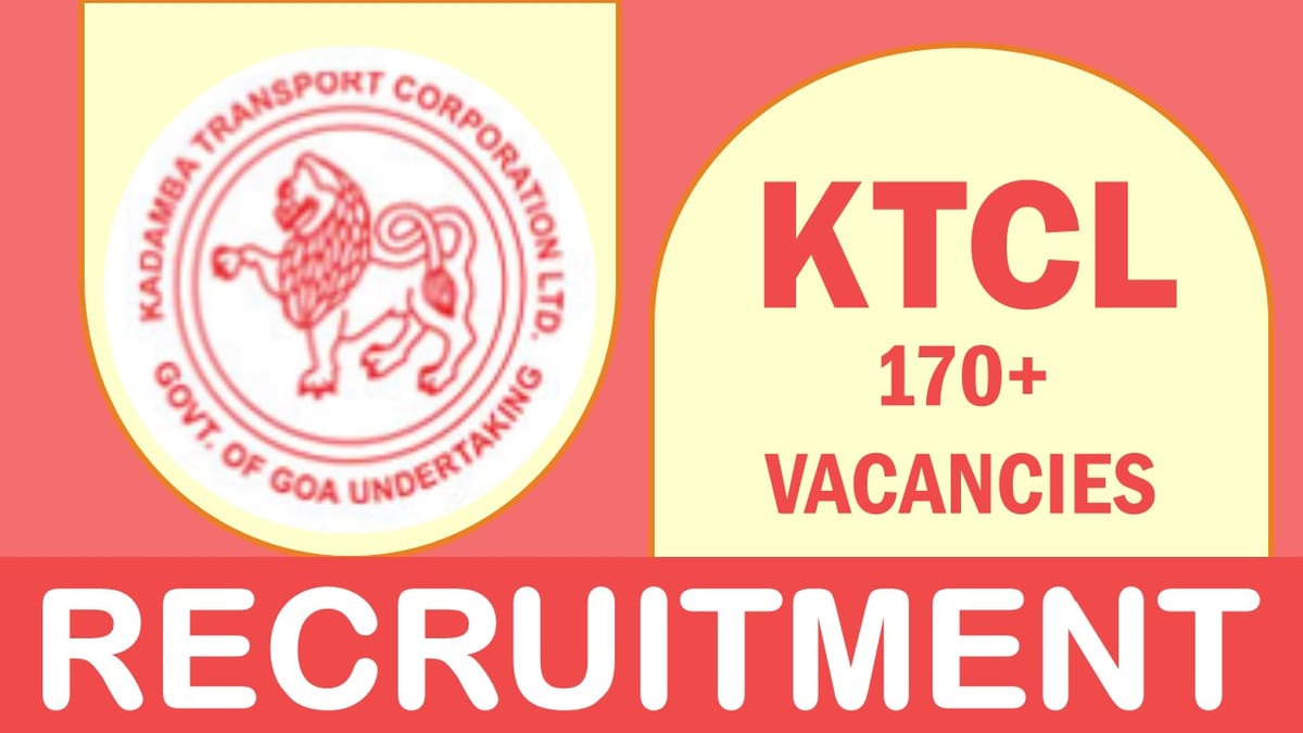 KTCL Recruitment 2023: Notification Out for 170+ Vacancies, Check Posts, Salary, Qualification, Selection Process and How to Apply