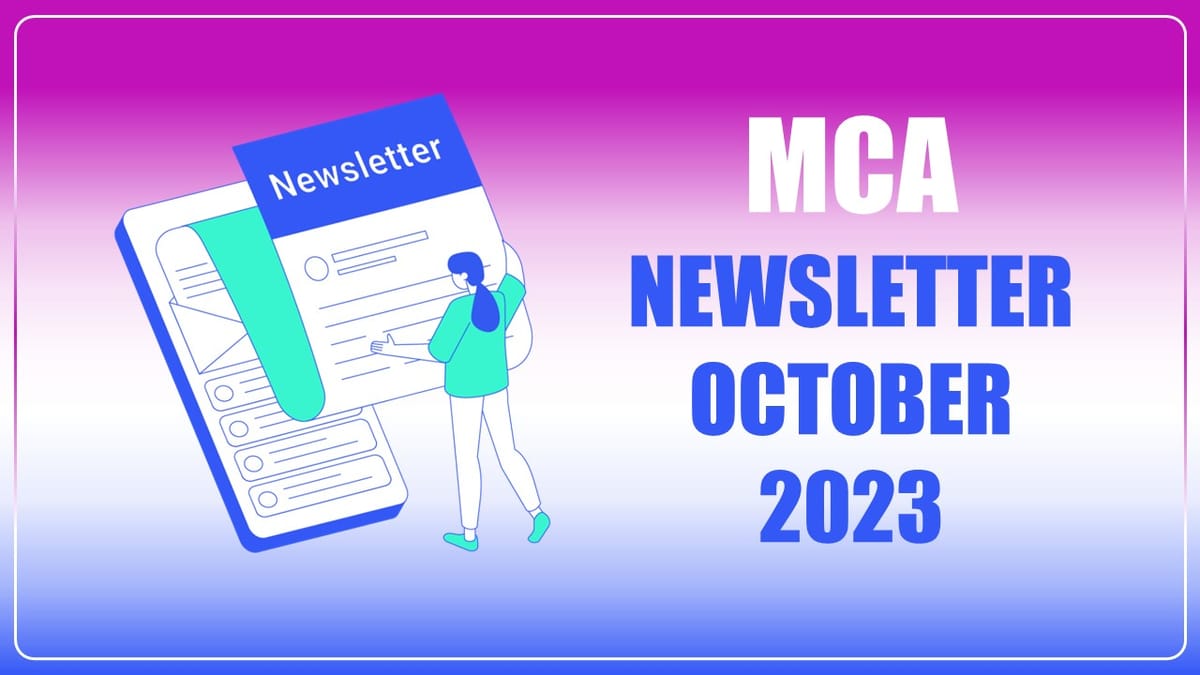 MCA Newsletter October 2023