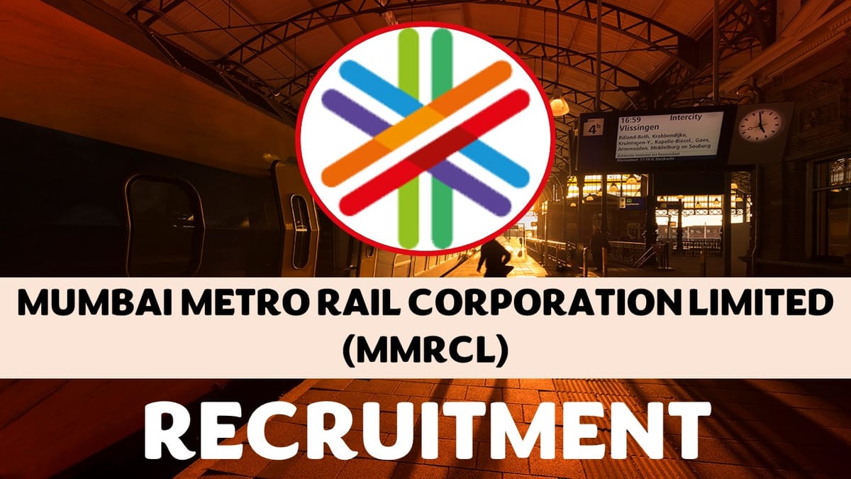 MMRC Recruitment 2023: Monthly Salary Up to 37000, Check Post, Age, Qualification and Interview Details