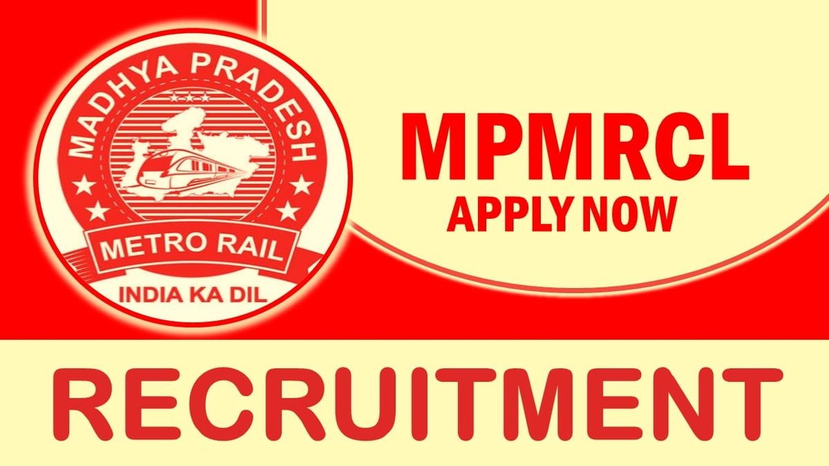 MPMRC Recruitment 2023: Check Posts, Qualification, Vacancies and Other Imp Details