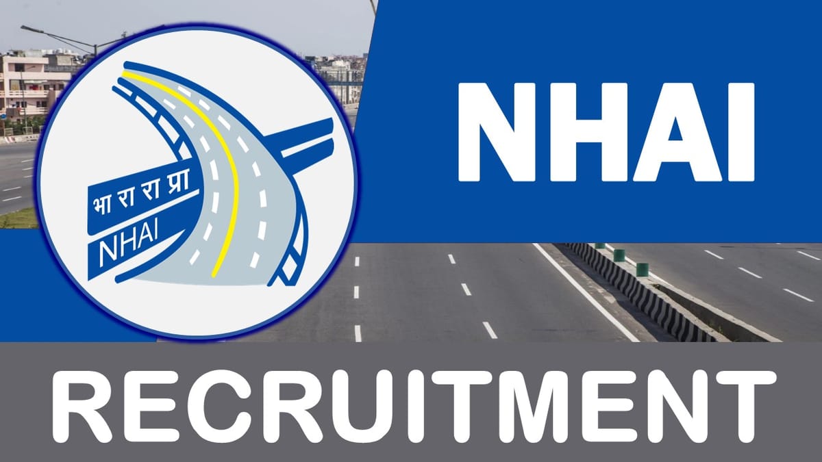 NHAI Recruitment 2023: Check Vacancies, Posts, Age, Qualification, Salary and How to Apply