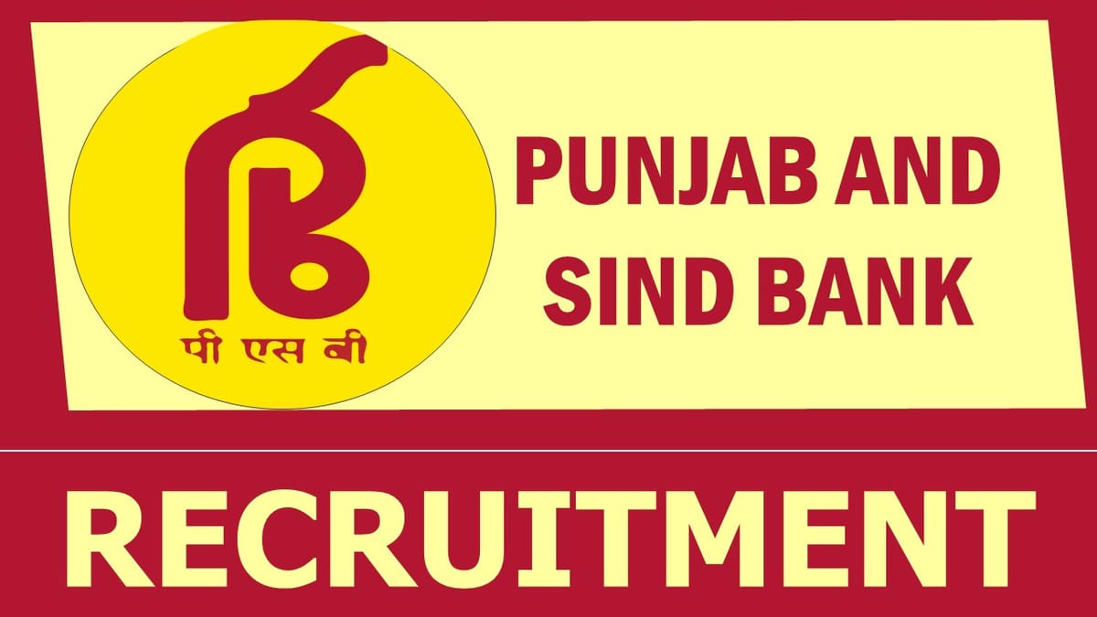 Punjab and Sind Bank Recruitment 2023 for Physiotherapist posts Recruitment
