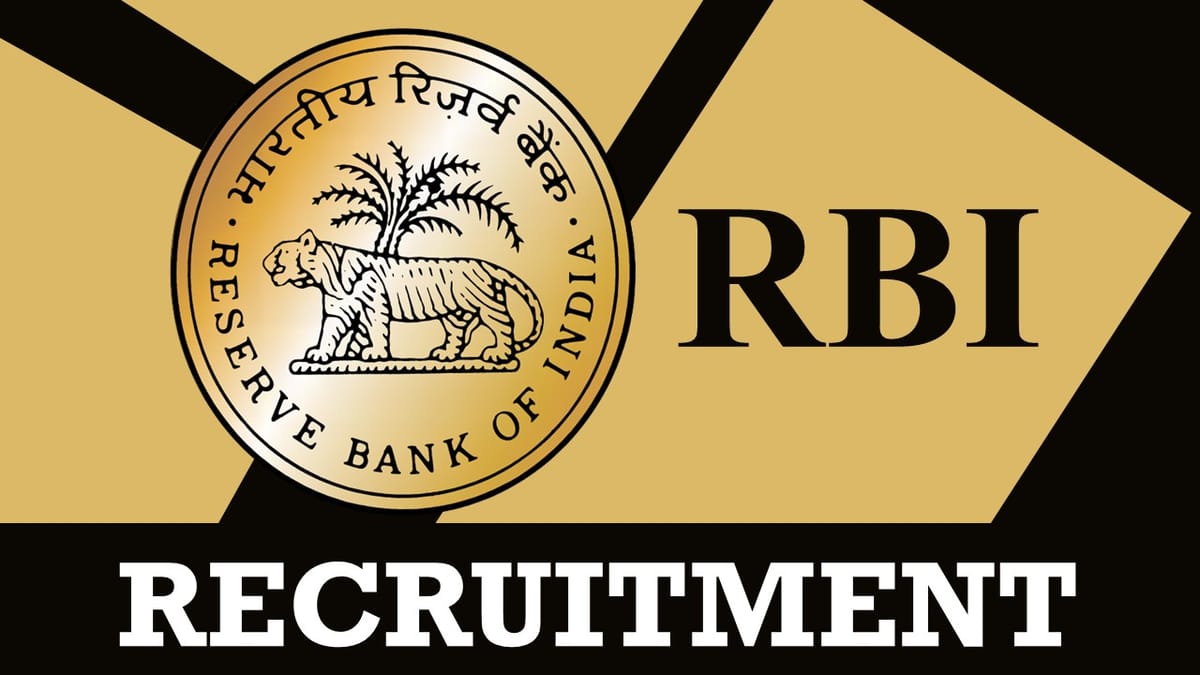 Reserve Bank of India Recruitment 2023: Check Vacancies, Post, Age, Qualification, Salary and Other Vital Details