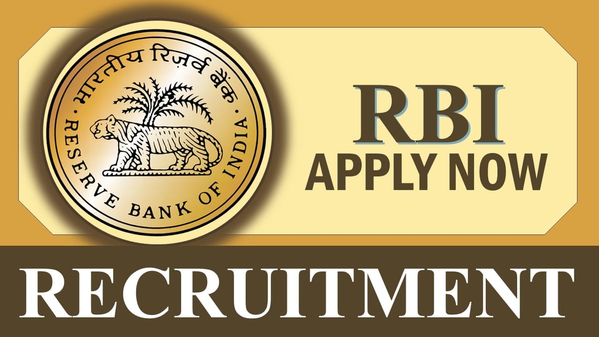 RBI Recruitment 2023: Notification Out, Check Post, Qualification, Age and Process to Apply
