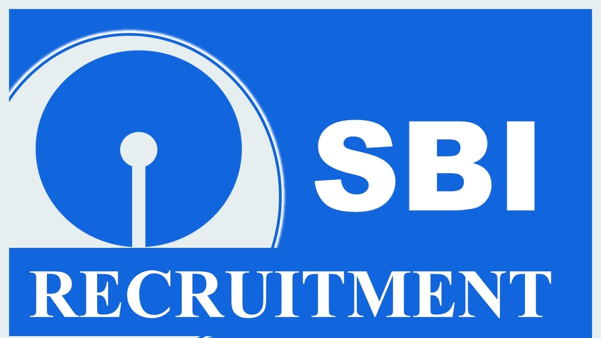 State Bank of India Recruitment 2023: Annual CTC Up to 25 Lakhs, Check Vacancies, Post, Age, Qualifications and Application Procedure