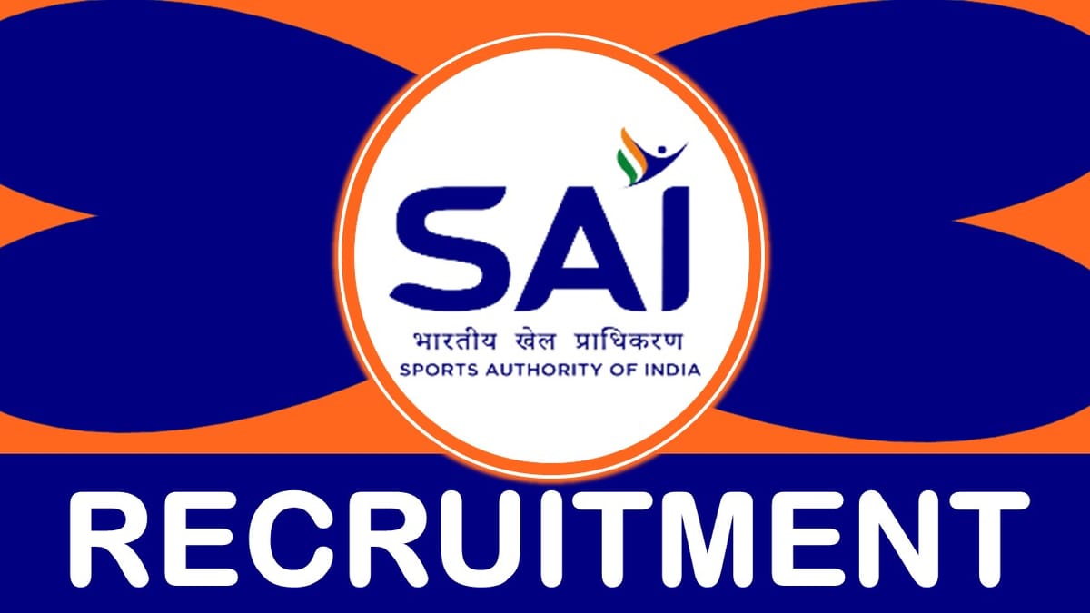 Sports Authority of India Recruitment 2023: Monthly Salary Up to 209200, Check Vacancy, Post, Age, Qualification and Other Vital Details
