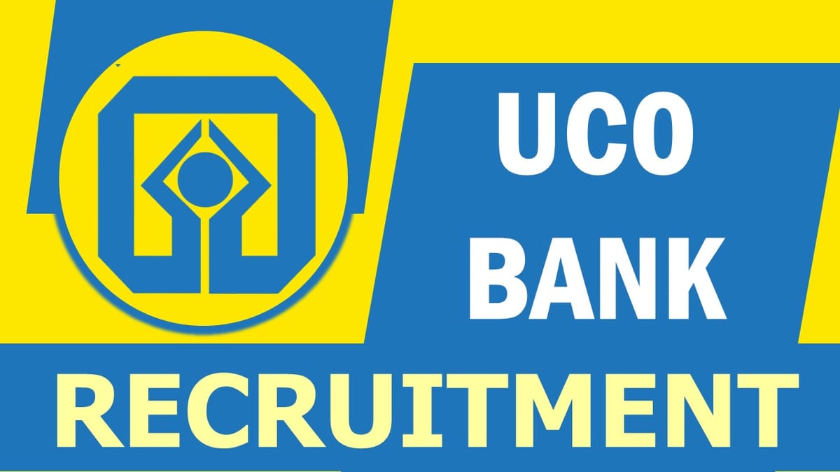 UCO Bank 2023 Recruitment for Post of Chief Risk Officer