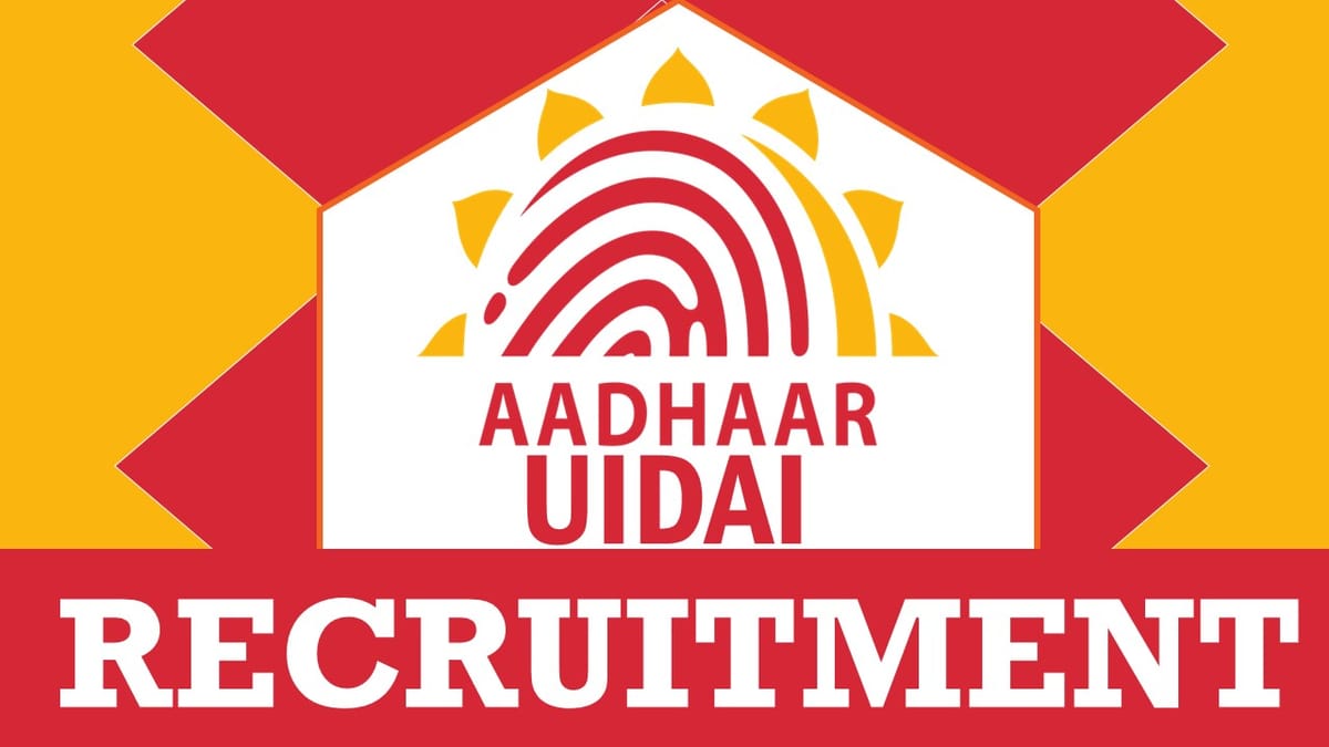 UIDAI Recruitment 2023: Check Positions, Qualifications, Age, Pay Scale and Other Vital Information