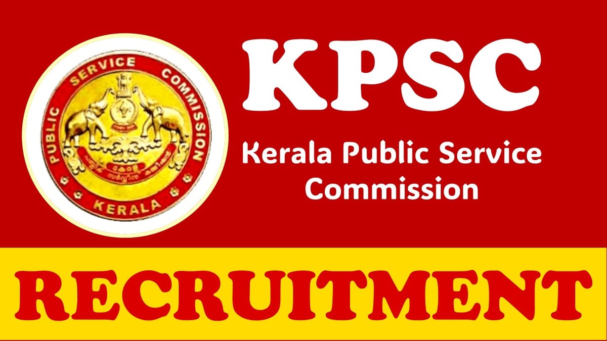 KPSC Recruitment 2023: Monthly Salary up to 75400, Check Vacancies, Posts, Age, Qualification and Other Vital Details