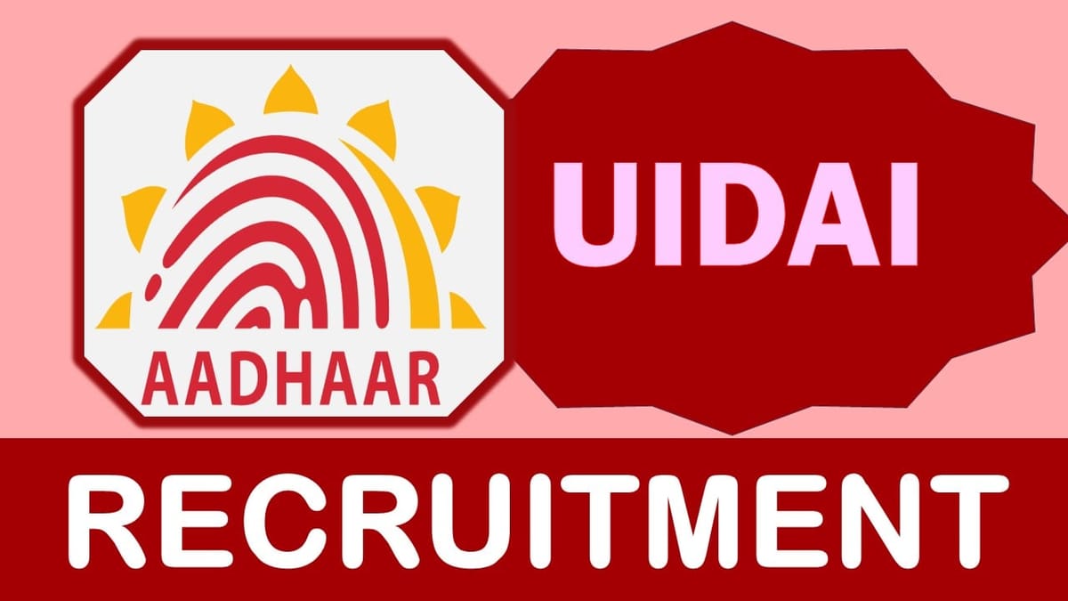 UIDAI Accountant Recruitment 2023: New Notification Out, Check Post, Qualification, Age, Pay Scale, Selection Process and Other Important Details to Apply