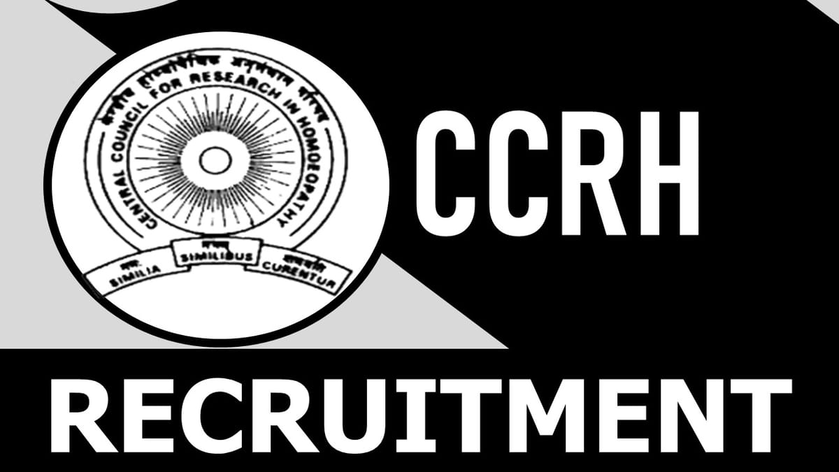 CCRH Recruitment 2023: Monthly Salary Up to 47000, Check Posts, Vacancies, Age, Qualification and Interview Details